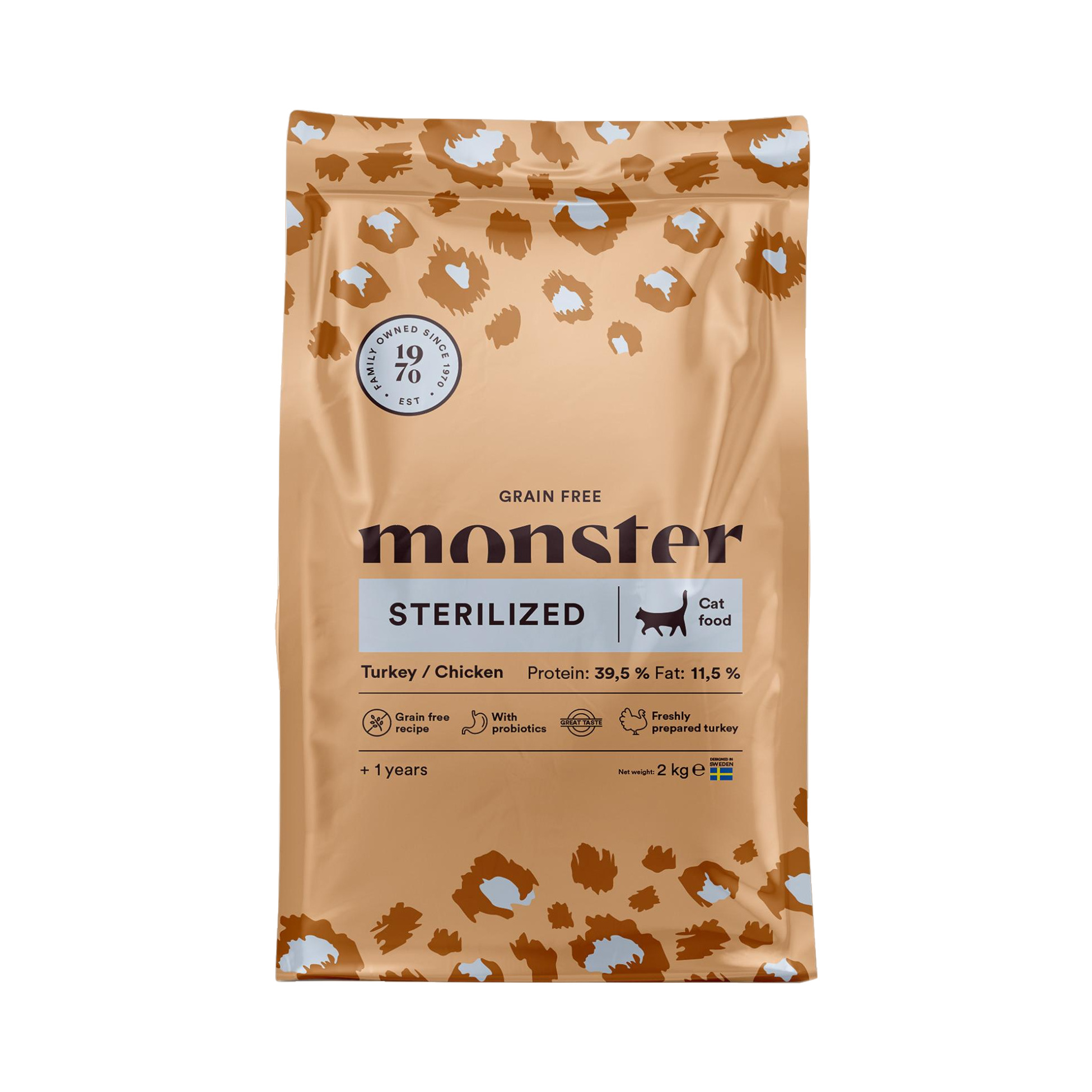 Monster Cat Grain Free Sterilized Turkey Chicken